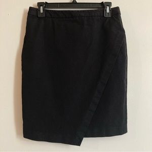 BR asymmetrical pencil skirt size 6